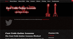 Desktop Screenshot of eastcobbguitarlessons.com